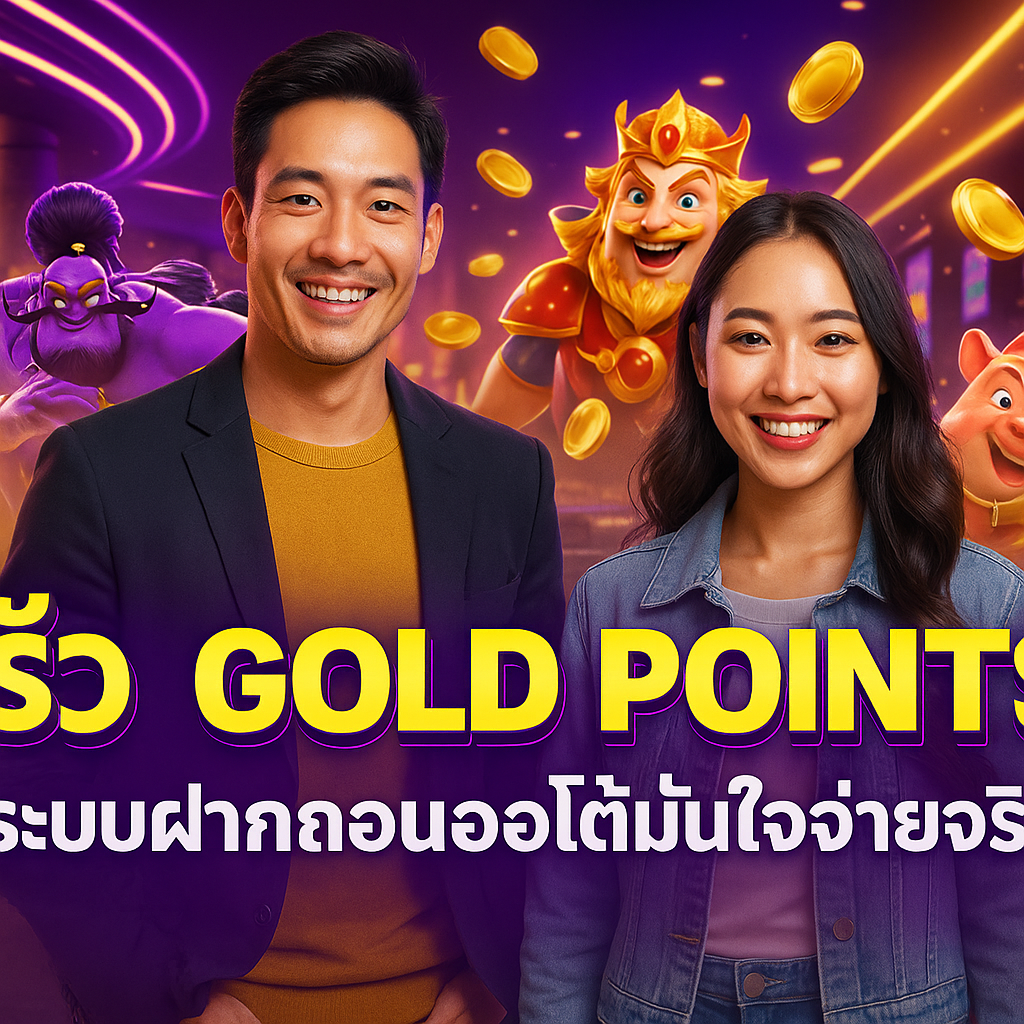 รีวิว GOLD POINTS ระบบฝากถอนออโต้มั่นใจจ่ายจริง