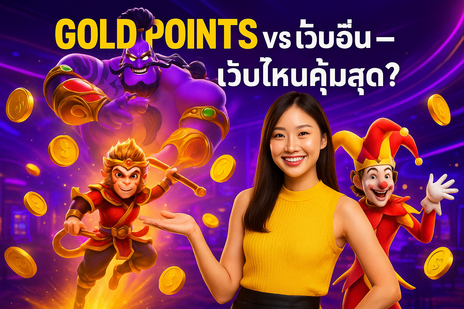 GOLD POINTS vs เว็บอื่น – เว็บไหนคุ้มสุด?